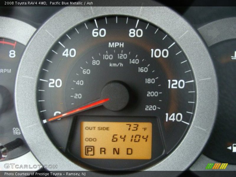 Pacific Blue Metallic / Ash 2008 Toyota RAV4 4WD
