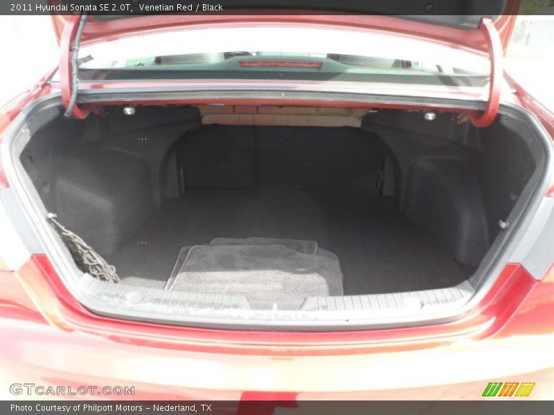 Venetian Red / Black 2011 Hyundai Sonata SE 2.0T