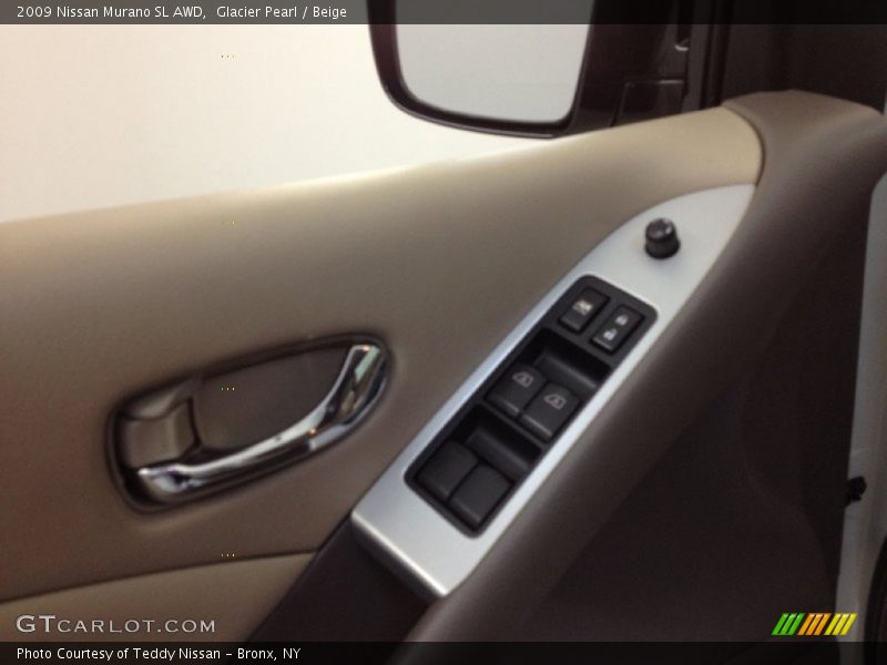 Glacier Pearl / Beige 2009 Nissan Murano SL AWD