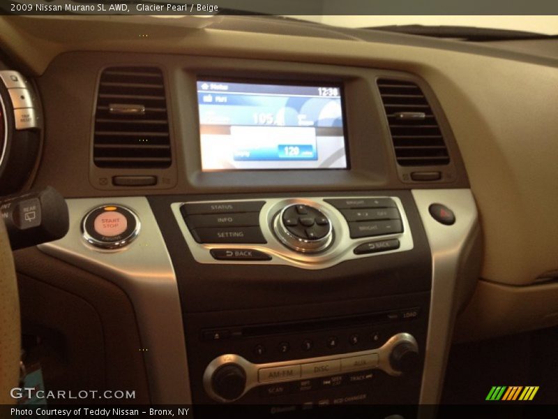 Glacier Pearl / Beige 2009 Nissan Murano SL AWD