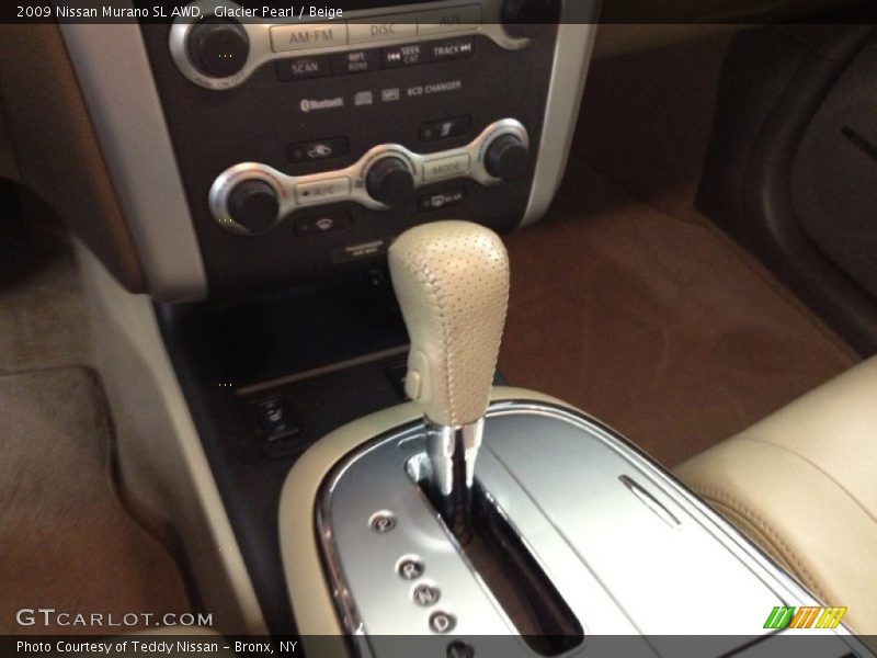 Glacier Pearl / Beige 2009 Nissan Murano SL AWD