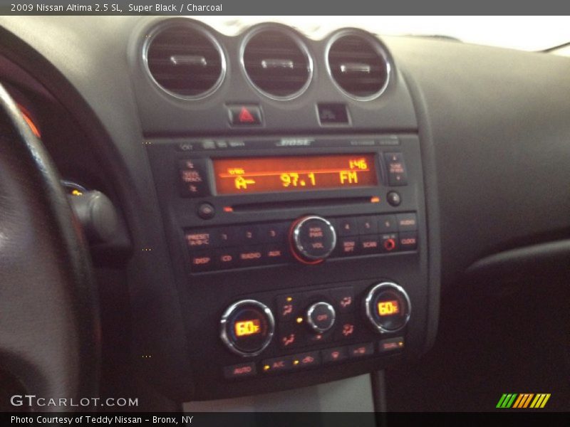 Super Black / Charcoal 2009 Nissan Altima 2.5 SL