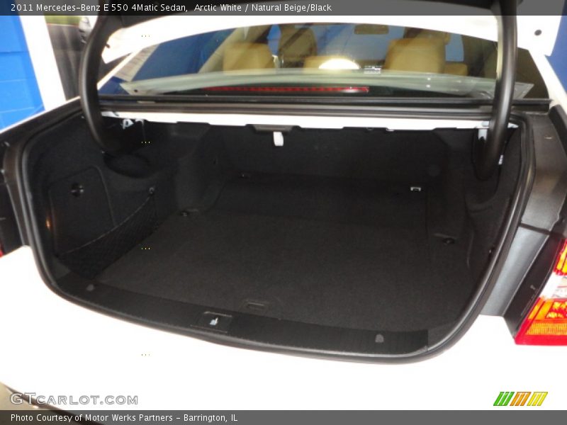 Arctic White / Natural Beige/Black 2011 Mercedes-Benz E 550 4Matic Sedan