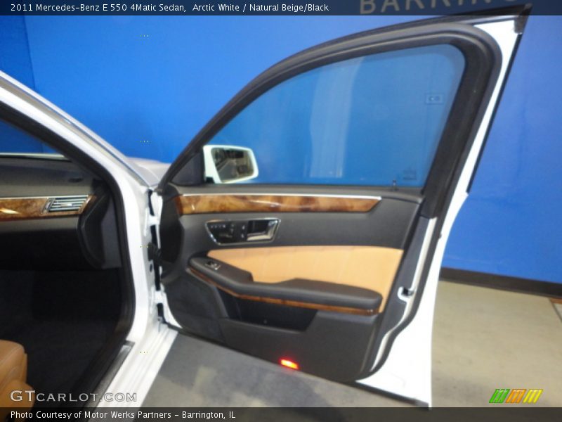Arctic White / Natural Beige/Black 2011 Mercedes-Benz E 550 4Matic Sedan