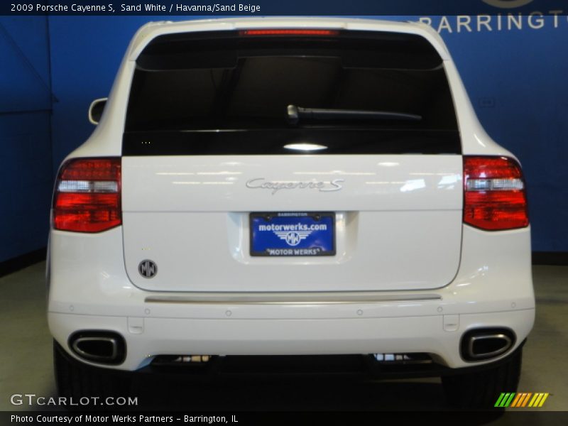 Sand White / Havanna/Sand Beige 2009 Porsche Cayenne S