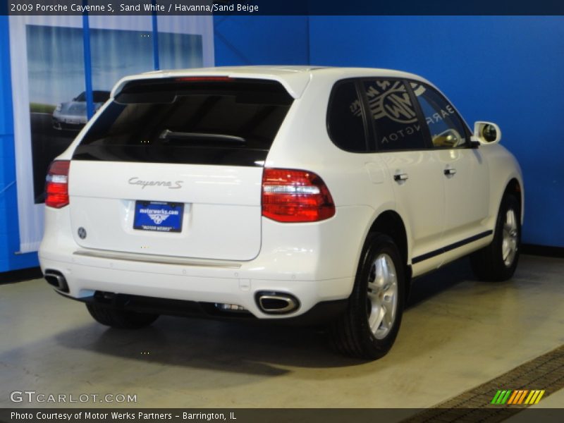 Sand White / Havanna/Sand Beige 2009 Porsche Cayenne S