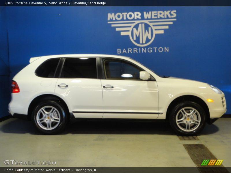 Sand White / Havanna/Sand Beige 2009 Porsche Cayenne S