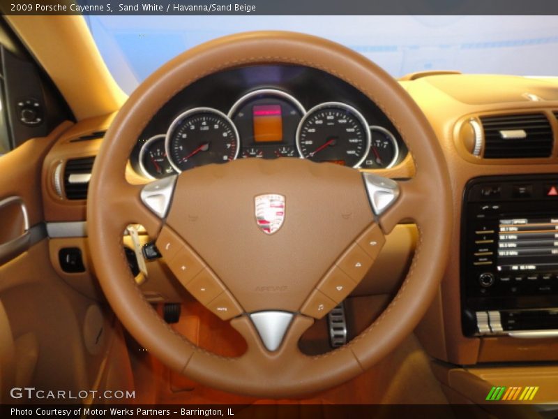 Sand White / Havanna/Sand Beige 2009 Porsche Cayenne S