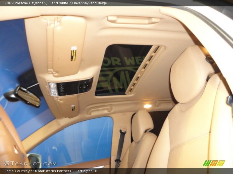 Sand White / Havanna/Sand Beige 2009 Porsche Cayenne S