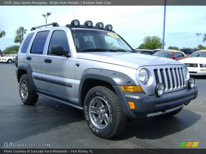 Bright Silver Metallic / Medium Slate Gray 2005 Jeep Liberty Renegade