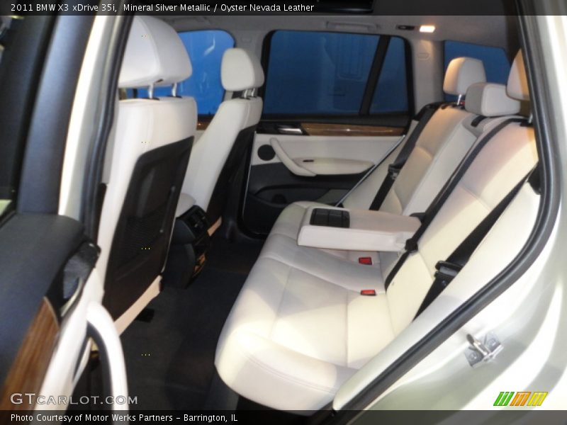 Mineral Silver Metallic / Oyster Nevada Leather 2011 BMW X3 xDrive 35i