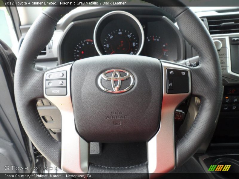 Magnetic Gray Metallic / Black Leather 2012 Toyota 4Runner Limited