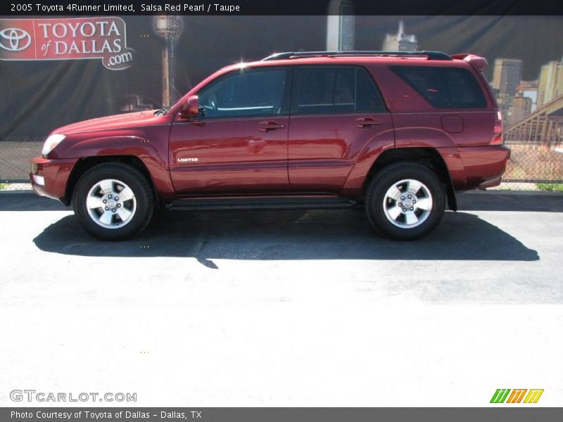 Salsa Red Pearl / Taupe 2005 Toyota 4Runner Limited
