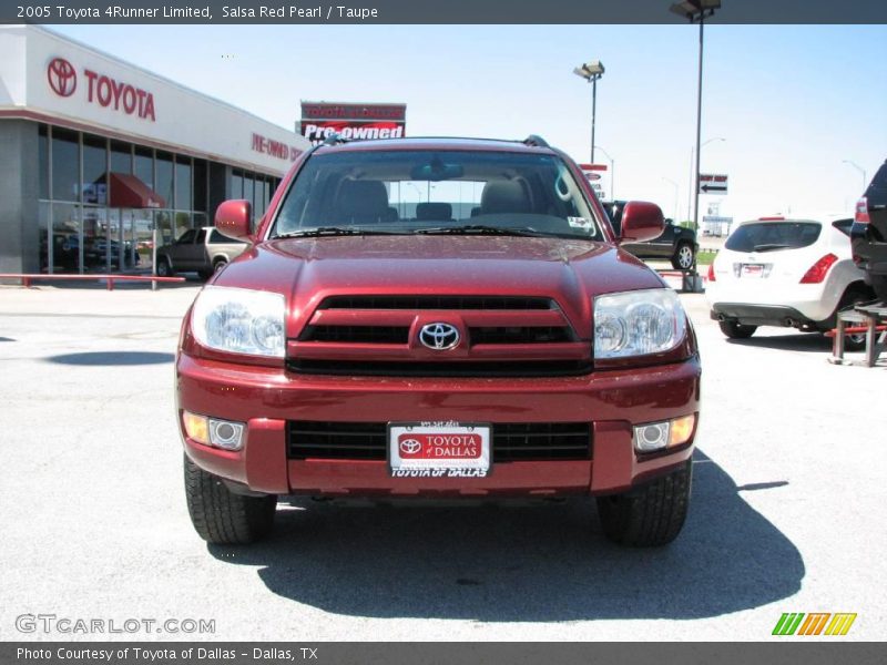 Salsa Red Pearl / Taupe 2005 Toyota 4Runner Limited