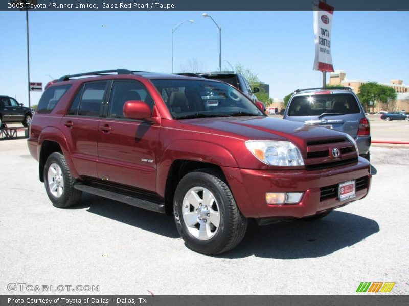 Salsa Red Pearl / Taupe 2005 Toyota 4Runner Limited