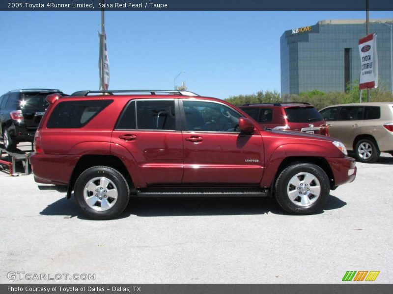 Salsa Red Pearl / Taupe 2005 Toyota 4Runner Limited