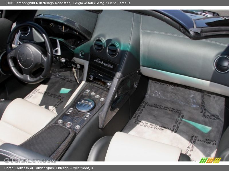 Grigio Avlon (Grey) / Nero Perseus 2006 Lamborghini Murcielago Roadster