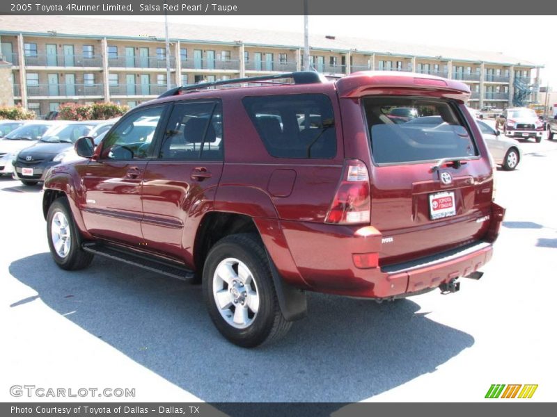 Salsa Red Pearl / Taupe 2005 Toyota 4Runner Limited