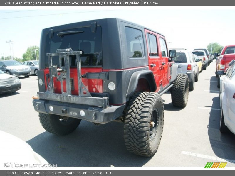 Flame Red / Dark Slate Gray/Med Slate Gray 2008 Jeep Wrangler Unlimited Rubicon 4x4
