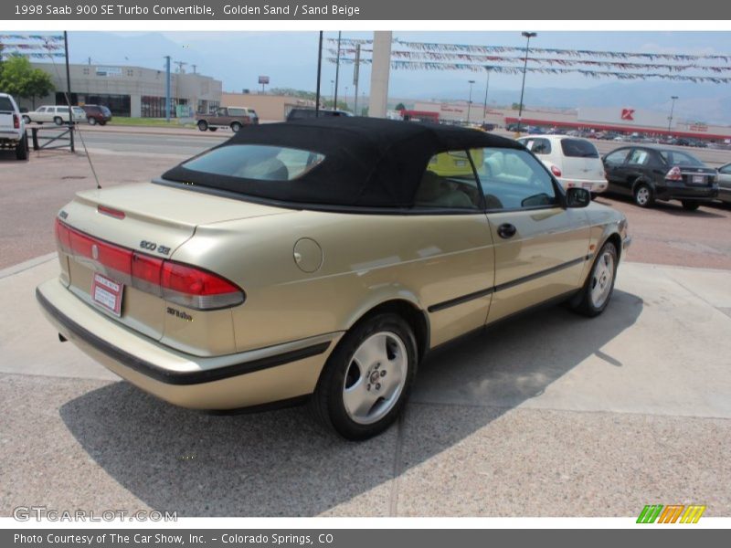 Golden Sand / Sand Beige 1998 Saab 900 SE Turbo Convertible