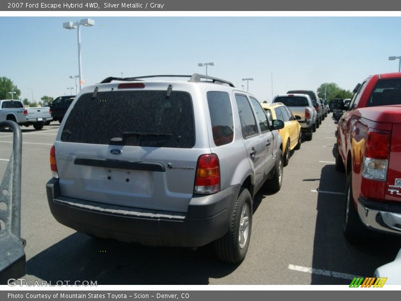 Silver Metallic / Gray 2007 Ford Escape Hybrid 4WD