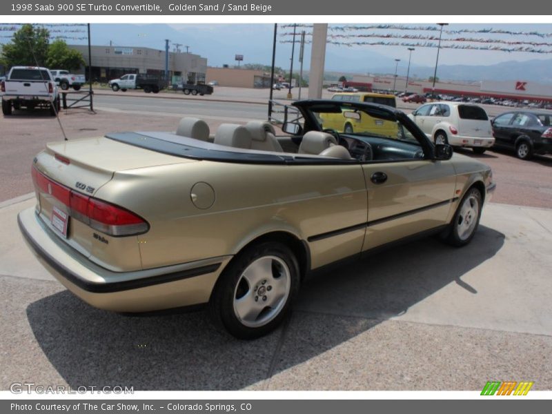 Golden Sand / Sand Beige 1998 Saab 900 SE Turbo Convertible