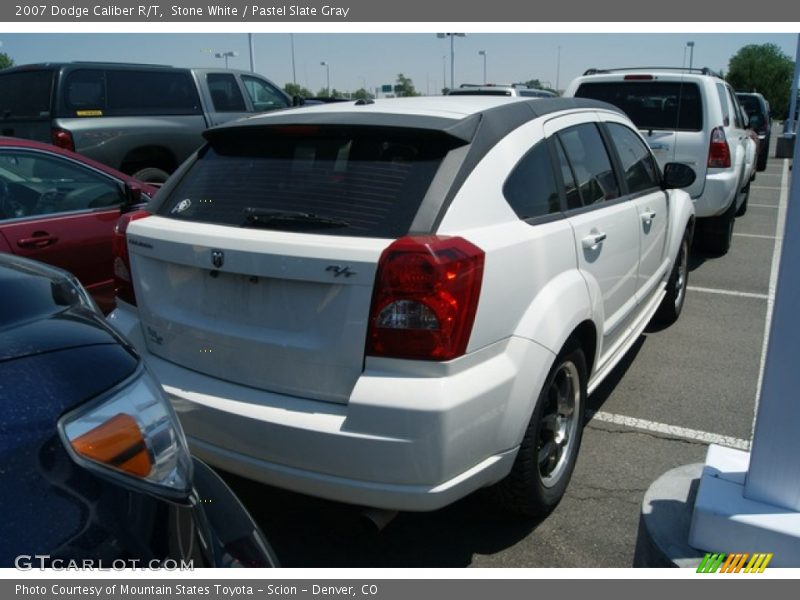 Stone White / Pastel Slate Gray 2007 Dodge Caliber R/T