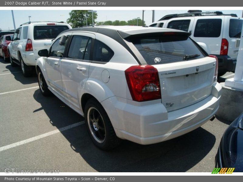 Stone White / Pastel Slate Gray 2007 Dodge Caliber R/T