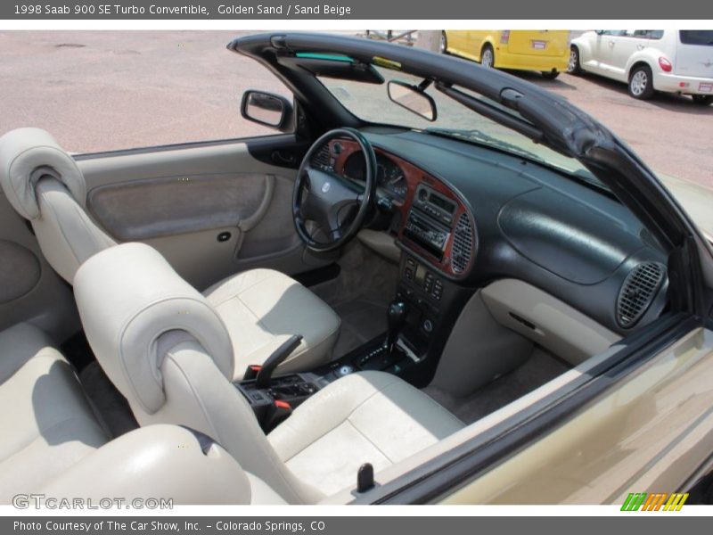 Golden Sand / Sand Beige 1998 Saab 900 SE Turbo Convertible