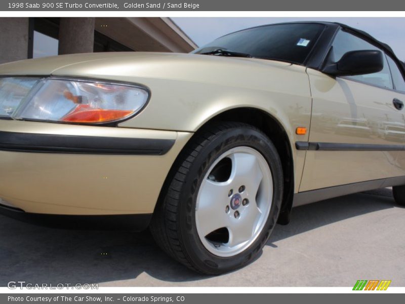 Golden Sand / Sand Beige 1998 Saab 900 SE Turbo Convertible