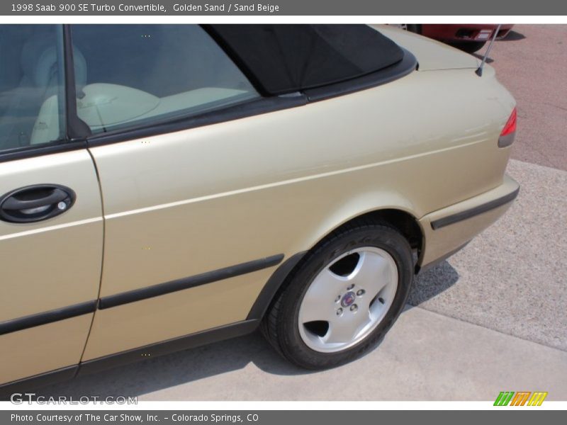 Golden Sand / Sand Beige 1998 Saab 900 SE Turbo Convertible