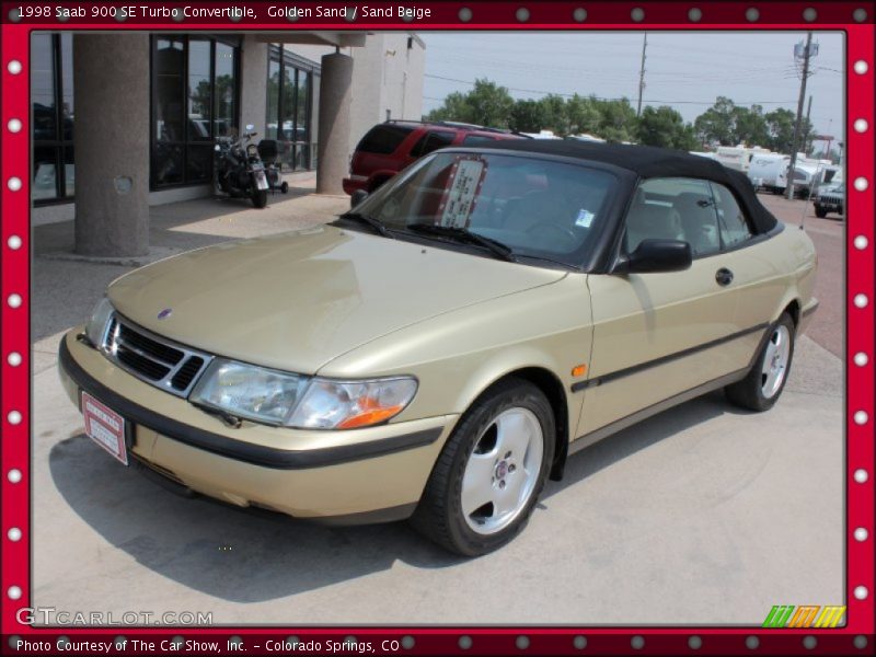 Golden Sand / Sand Beige 1998 Saab 900 SE Turbo Convertible