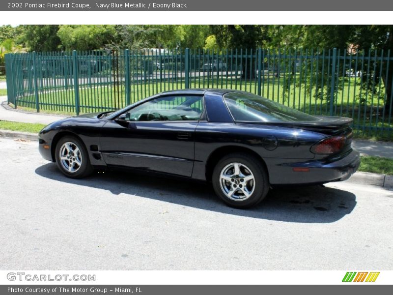 Navy Blue Metallic / Ebony Black 2002 Pontiac Firebird Coupe