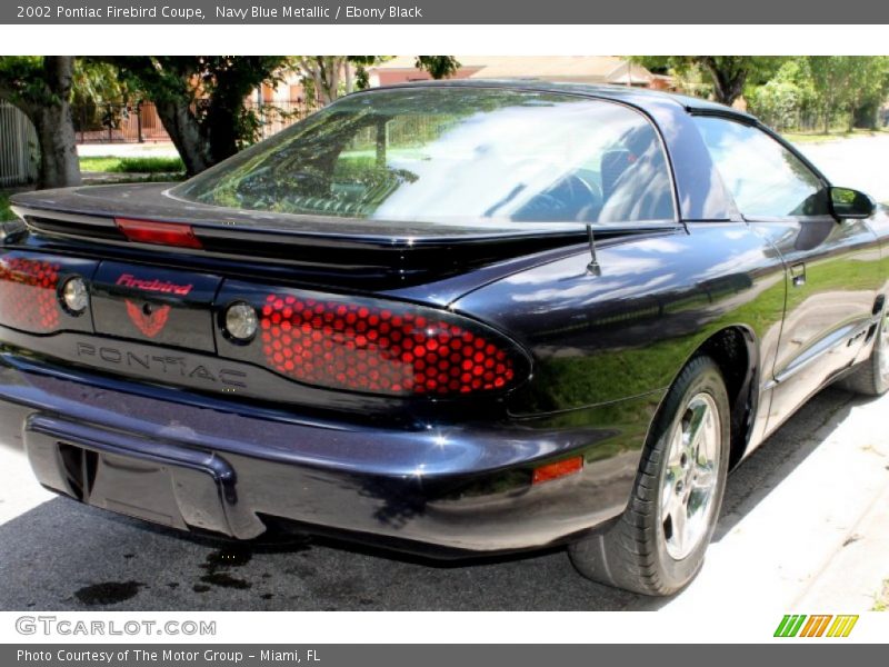 Navy Blue Metallic / Ebony Black 2002 Pontiac Firebird Coupe