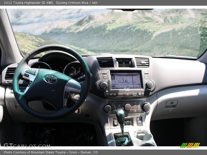 Sizzling Crimson Mica / Ash 2012 Toyota Highlander SE 4WD
