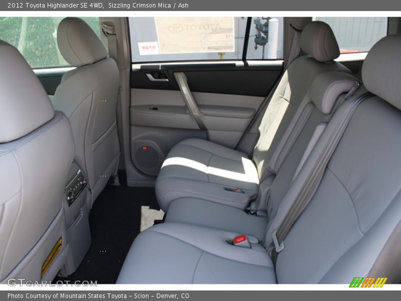 Sizzling Crimson Mica / Ash 2012 Toyota Highlander SE 4WD