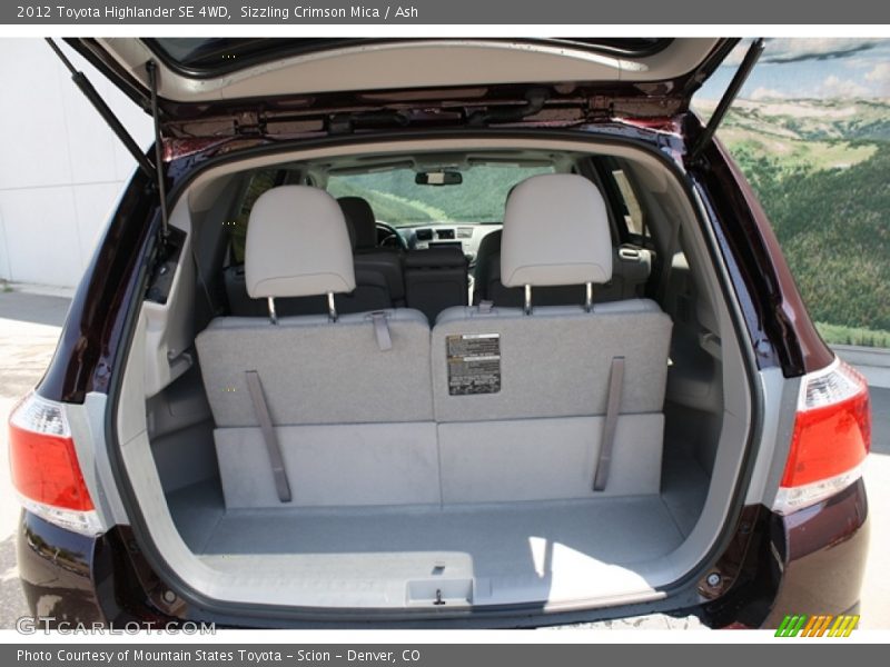 Sizzling Crimson Mica / Ash 2012 Toyota Highlander SE 4WD