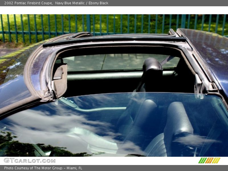 Sunroof of 2002 Firebird Coupe