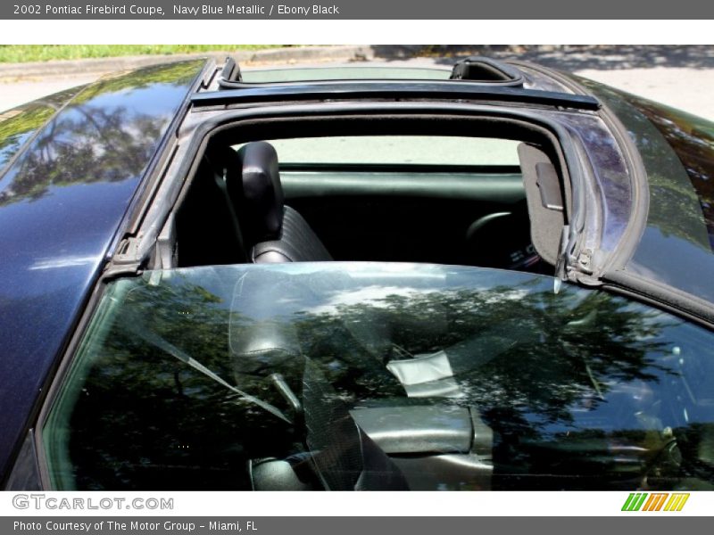 Navy Blue Metallic / Ebony Black 2002 Pontiac Firebird Coupe