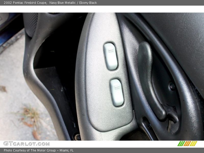 Controls of 2002 Firebird Coupe