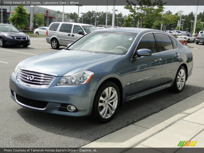 Lakeshore Slate / Wheat 2008 Infiniti M 35 Sedan