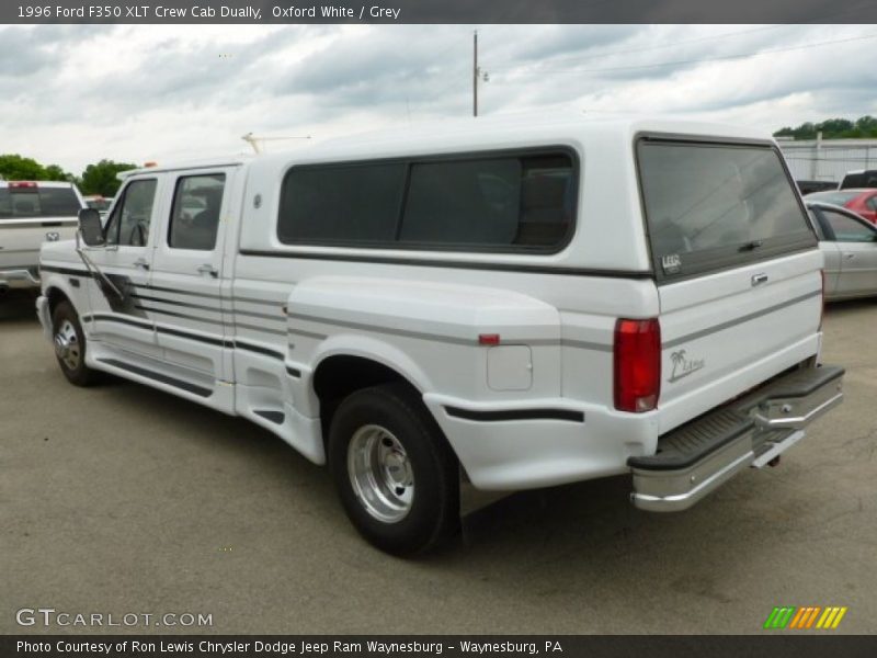 Oxford White / Grey 1996 Ford F350 XLT Crew Cab Dually
