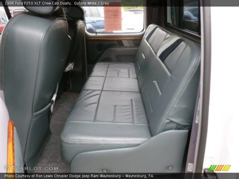 Oxford White / Grey 1996 Ford F350 XLT Crew Cab Dually