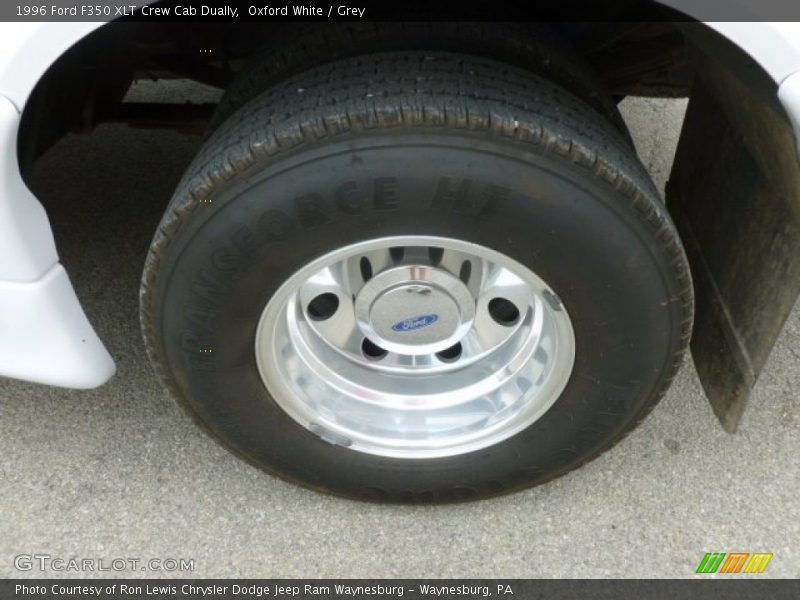Oxford White / Grey 1996 Ford F350 XLT Crew Cab Dually
