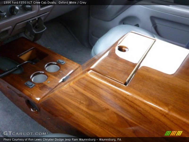 Oxford White / Grey 1996 Ford F350 XLT Crew Cab Dually