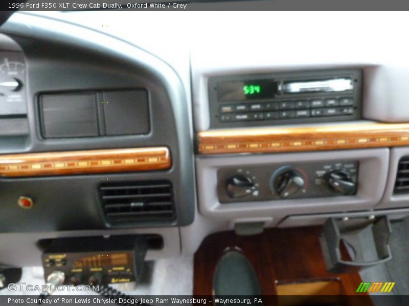 Oxford White / Grey 1996 Ford F350 XLT Crew Cab Dually