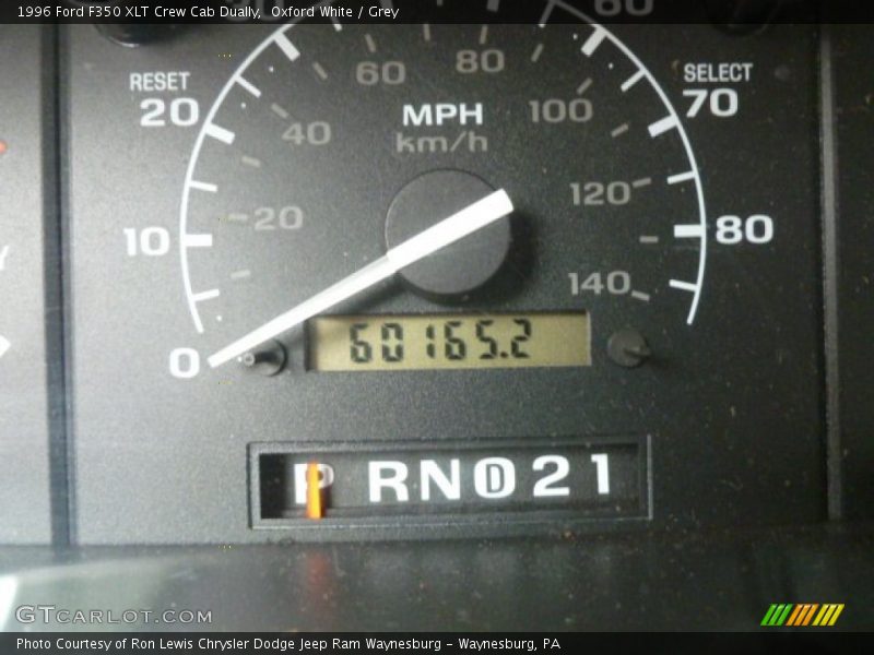 Oxford White / Grey 1996 Ford F350 XLT Crew Cab Dually