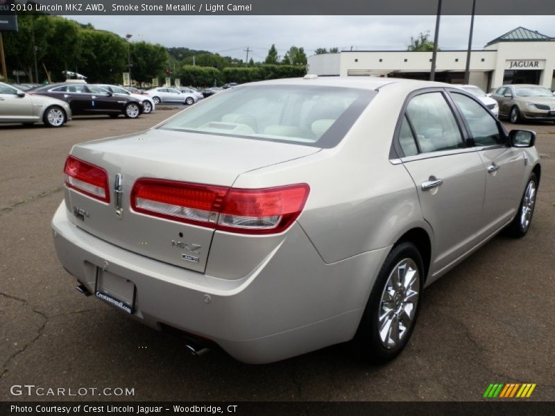 Smoke Stone Metallic / Light Camel 2010 Lincoln MKZ AWD