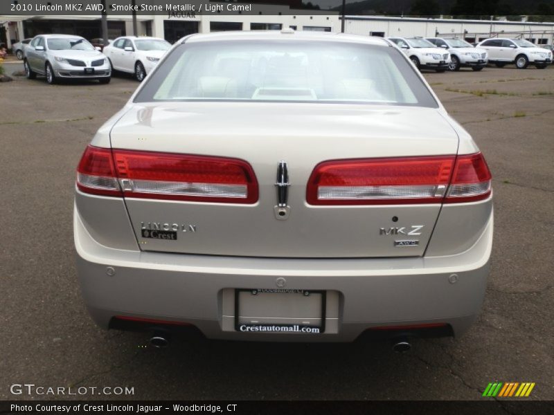 Smoke Stone Metallic / Light Camel 2010 Lincoln MKZ AWD