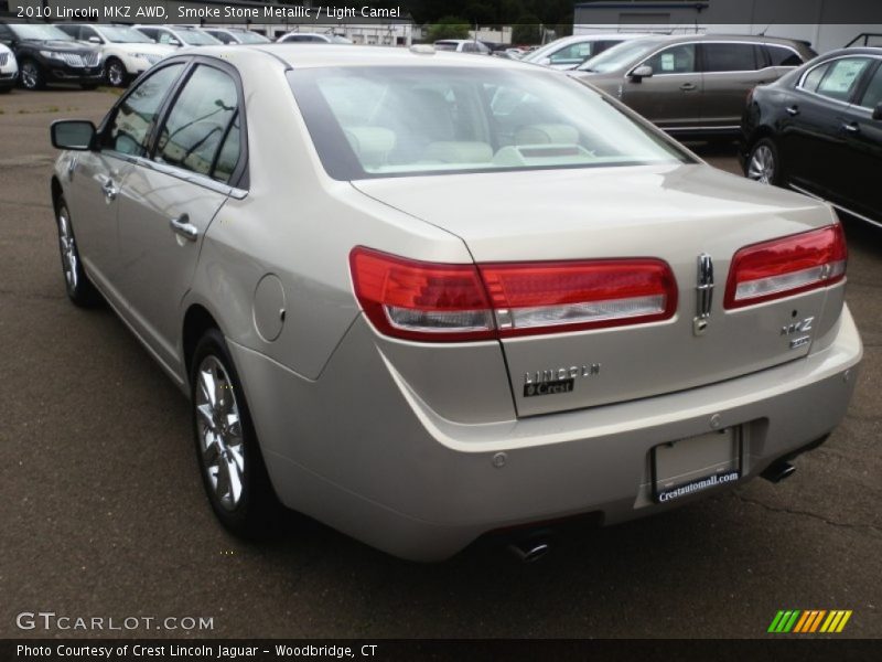 Smoke Stone Metallic / Light Camel 2010 Lincoln MKZ AWD